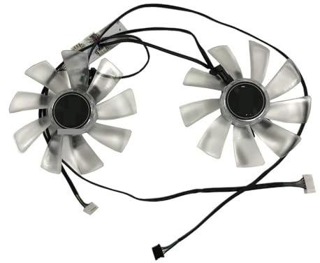 LZHUKOZ 2er-Set, GPU-/VGA-Kühler, Grafikkartenlüfter, FY10015M12LPA, für KFA2 RTX 2070/2080 Super EX (1-Click OC), für 2060 Plus