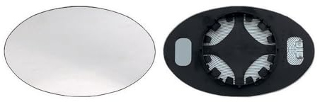 Alkar 6433952 Spiegelglas, Außenspiegel | Kompatibel mit: MINI MINI, Cabriolet