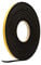 Neoprene Rubber Black Self-adhesive Sponge Strip 10mm wide x 5mm thick x 10m long