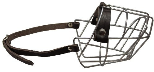 Metal Wire Basket Dog Muzzle Pit Bull. Circumference 13, Length 3.5