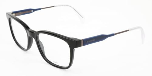 Brillen Tommy Hilfiger TH1351 JW9 BLACK MATT DARK RUTHENIUM BLUE 50/18/ MAN