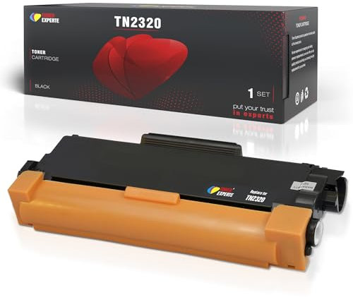 Toner Experte Kompatibel für Brother TN2320 TN2310 Schwarz Tonerkartusche Ersatz für TN-2320 für MFC-L2720DW DCP-L2500D DCP-L2520DW HL-L2300D HL-L2340DW HL-L2360DN Druckerpatronen