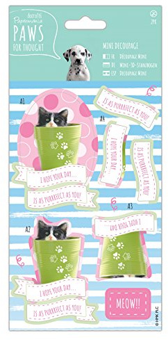 docrafts Papermania Paws For Thought Mini Decoupage - Purrrfect