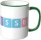 JUNIWORDS Tasse - Wähle eine Farbe - Periodensystem Besserwisser - Grün