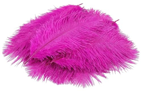 50 Stück 15–20 cm, bunt, echte natürliche Straußenfedern, für Bühnenauftritte, Bastelzubehör für Party, Zuhause, Hochzeit, Party, Festival, Karneval, Dekoration 15-20cm Hp