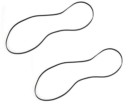 Schwarz Zahnriemen, 2 Teile/paket GT2-6-1220 MM Gummiring Geschlossen Zahnriemen Werkzeug 3D Drucker Teil