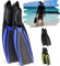 Khroom Schnorchelflossen für Erwachsene 36-47 | Hochwertiges Produkt hergestellt in Italien | Taucherflossen für Frauen/Männer | Schwimmflossen Erwachsene zum Schnorcheln (Schwarz, 38-39)