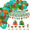 JeVenis Faultier Geburtstagsdekoration Faultier Geburtstagsballon Faultier Geburtstag Kuchendekoration Faultier Cupcake Toppers Faultier Banner