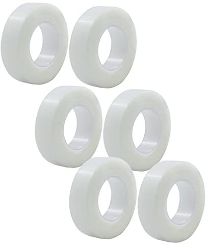 MILISTEN 6 Rollen Medizinisches Klebeband Wimpernband Pflegeset Für Schnitte Wundpflaster Wundverband Verbandband Für Wunden Fersenband Für Verbandband Aus Hydrogel Weiß Erste-hilfe Aufzug
