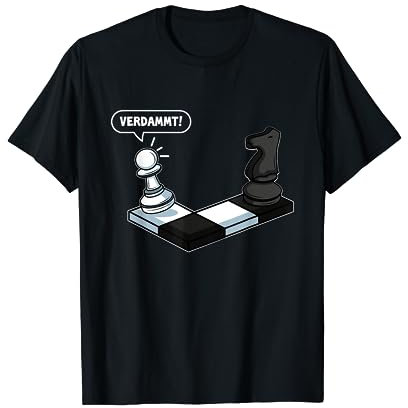 Lustiges Schachspieler Schachfiguren Schachspiel T-Shirt