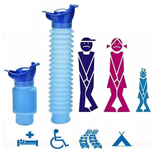 PAKEY Urinoir d'urgence rétractable pour homme et femme - Pour voyage, camping, voiture, toilettes