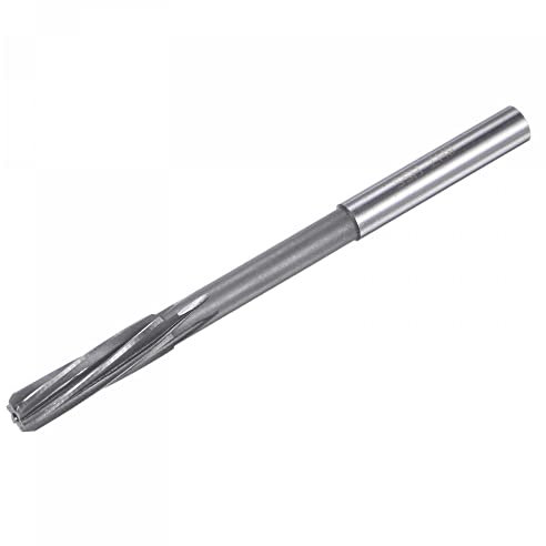 sourcing map Chucking Reamers, 8mm H7 4241 High Speed Steel Spiral Flutes Lathe Machine Reamer Milling Cutter