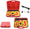 Herrselsam Compresseur de ressorts universel pour Mc Pherson 3 têtes de serrage, système de jambe de suspension, système d'abaissement de châssis, kit de tendeur de voiture, avec outils, jambes de