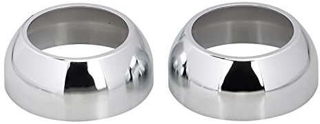BID4ZE Moto Chrome alluminio 39 millimetri forcella Boot copertura compatibile con Harley Dyna Super Glide EFI FXDI Low Rider FXDL Sportster 1200 Custom XL1200C Sportster 883 polizia XL883P