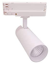 LEDKIA LIGHTING 3-Phasenstromschiene LED-Strahler 40W Carlo CCT Wählbar Weiss (4000K - 5000K - 6000K) Wählbar