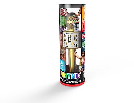 Cefa Toys - Micrófono Karaoke Bluetooth 7 en 1, Micrófono Estéreo Inalámbrico con Interpretación Vocal, Distorsionador de Voz, Mezclador, Compatible con Spotify, Youtube y Apps de Karaoke