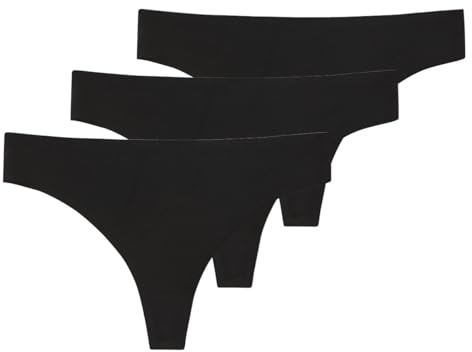 Schiesser - Invisible Soft - String - 3er Pack (40 Schwarz)