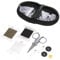 Set Nähzeug mit Tasche Reise Nähetui Urlaub Camping klein schwarz oder camou mini + gratis Glück Aufkleber (schwarz)