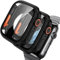 AOKUTDA 2 Piezas Compatible con Apple Watch SE/6/5/4 40mm（Parece Ultra y Ultra 2） 360°Protector Apple Watch SE 40mm Anti - Raspado 9h Vidrio de Alta Definición Carcasa+Tapa Trasera,Negro Original
