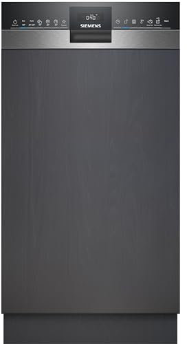 Siemens SR53HS74KE iQ300 Teilintegrierter Geschirrspüler, 45 cm breit, 10 Maßgedecke, aquaStop, HomeConnect, AquaSensor, Edelstahl