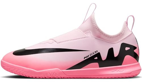 NIKE Unisex Kid's Jr Zoom Vapor 15 Academy Ic Football Soccer Shoe, Pink Foam Black, 10 UK Child
