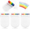 MaNeaz 3 Stücks Regenbogen Schminke Regenbogen Stifte Regenbogen Gesichtsfarbe Für Versammlungen Im Freien Partys Paraden (6 Farben)