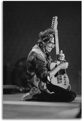 SANWYA The-Human-Riff Keith-Richards dekorativer Maldruck, Leinwand, Wandkunst, Wohnzimmer, Schlafzimmer, Poster, Gemälde, 20 x 30 cm