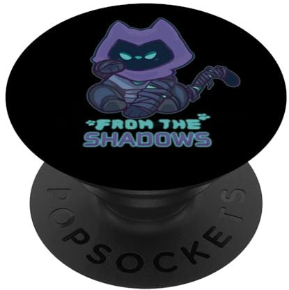 Chibi Omen Cat Valorant Gaming | Süß PopSockets mit austauschbarem PopGrip
