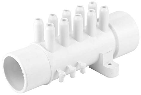 Sanitärverteiler, Spa-Verteiler, 1,5 Zoll 10 Mm, 10 Anschlüsse, PVC-Pool-Sanitärverteiler, Thermalbadewanne, Schwimmbad, Spa-Zubehör