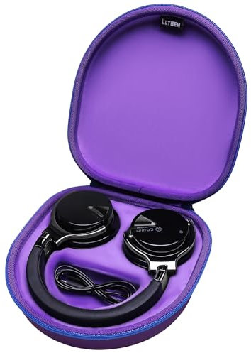 LTGEM Case Compatible with Silensys E7 / MOVSSOU E7 Active Noise Cancelling Headphones, Purple