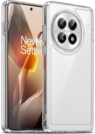 Liisooka Coque pour OnePlus 13 5G, Housse de Protection Antichoc, Anti-Jaunissemente, Anti-Rayures, Case Arrière Rigide en PC, Étui TPU Ultra-Mince, Transparente