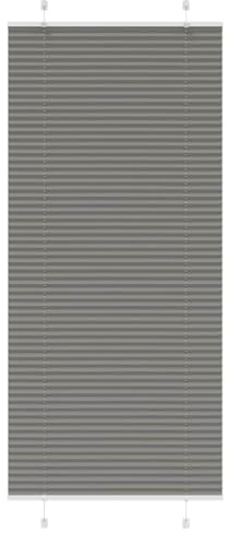 vidaXL Plissee Anthrazit 85x200 cm Stoffbreite 84,4 cm Polyester