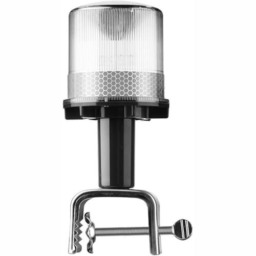 QYOEGSQ LED Solar Boat Navigation Lights,LED Navigation Signal Light Marine, Yacht Accessory Tools with Solar Light Source, IP65 Waterproof Design, Easy To Install for Rod Within