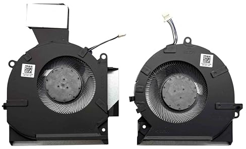 BestParts Ventilateur de refroidissement CPU + GPU de remplacement pour ordinateur portable HP OMEN 16-b 16-c (uniquement compatible avec RTX3060 RTX3070 Series), P/N : M75487-001 M75488-001 TPN-Q265