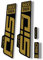 Autocollant de rechange pour fourche Rock Shox SID SL Select Plus 2021 Series Gold (mat)