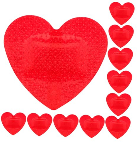 FOYTOKI 20pcs Cute Heart Design Bandages Breathable Boys and Girls Care Plasters