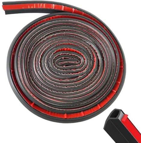 Flewdart gummi auto türdichtung universal, türdichtung autotür, gummi selbstklebend universal für ​​Karosserie Motorhaubend Kofferraum ​​A B-Säulen, tür gummidichtung dichtungsband auto (P-Typ)