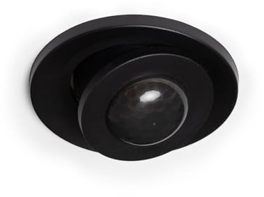 LEDKIA Bewegungssensor PIR 360º versenkbar mit Zeitschaltuhr Schwarz