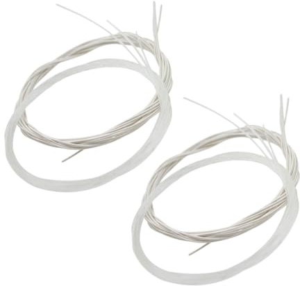 OFFSCH 2sets Corde per Chitarra Acustica in Nylon per Chitarra Folk e Classica Corde di Ricambio di Precisione per Accordatura Facile