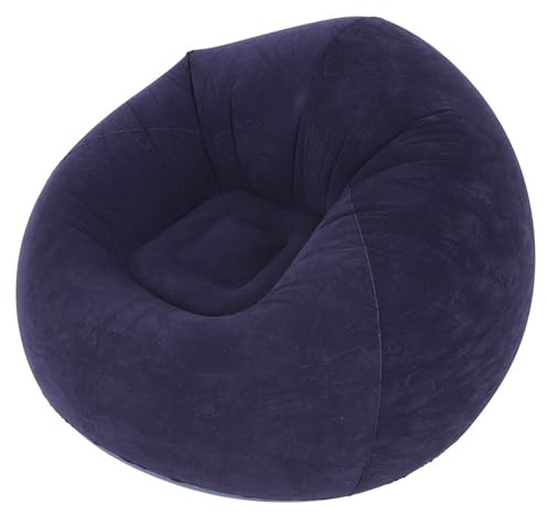 Blaue aufblasbare Liege 110x110cm, Outdoor Sofa für Freizeit, Nickerchen