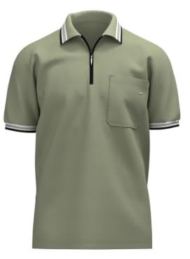 Trigema Herren Trigema Poloshirt mit Reißverschluss Poloshirt (1er Pack)