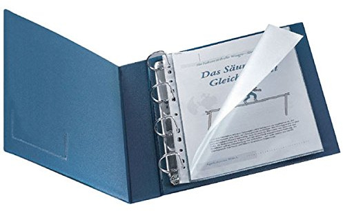 Q Connect Dokumententasche, gelocht, A4, oben und links offen, 25 Stück-KF00714