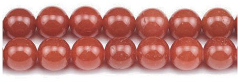 Red Jasper Beads Plain Round 6mm Strand Of 60+
