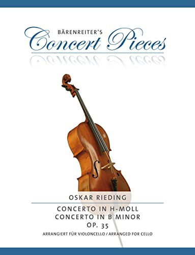 Concerto in h-Moll op. 35. Arrangiert für Violoncello: Cellostimme mit beigelegtem Klavierauszug