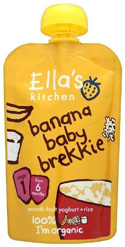 Ella'S Kitchen Banana Baby Brekkie Stage 1 From 6 Months 100G - Pack of 2
