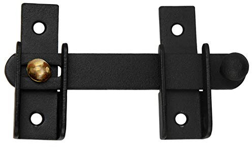Schlagladenüberwurf Doppeltorüberwurf Schlagladen Überwurf 122x18x4 Schwarz P.
