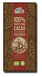 Pasta Pura 100% cacao en tableta Chocolates Solé 100 gr