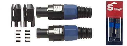 Stagg B0100H Lautsprecher Stecker (2, 4-polig) schwarz