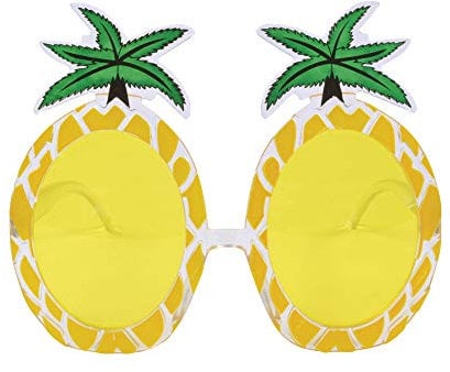 Bristol Novelty BA024 Ananas Brille, Grün, Einheitsgröße