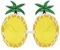 Bristol Novelty BA024 Ananas Brille, Grün, Einheitsgröße